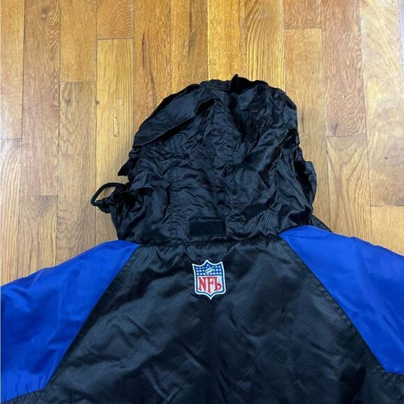 STARTER Blue and Green Windbreaker Jacket - Picture 4 of 8